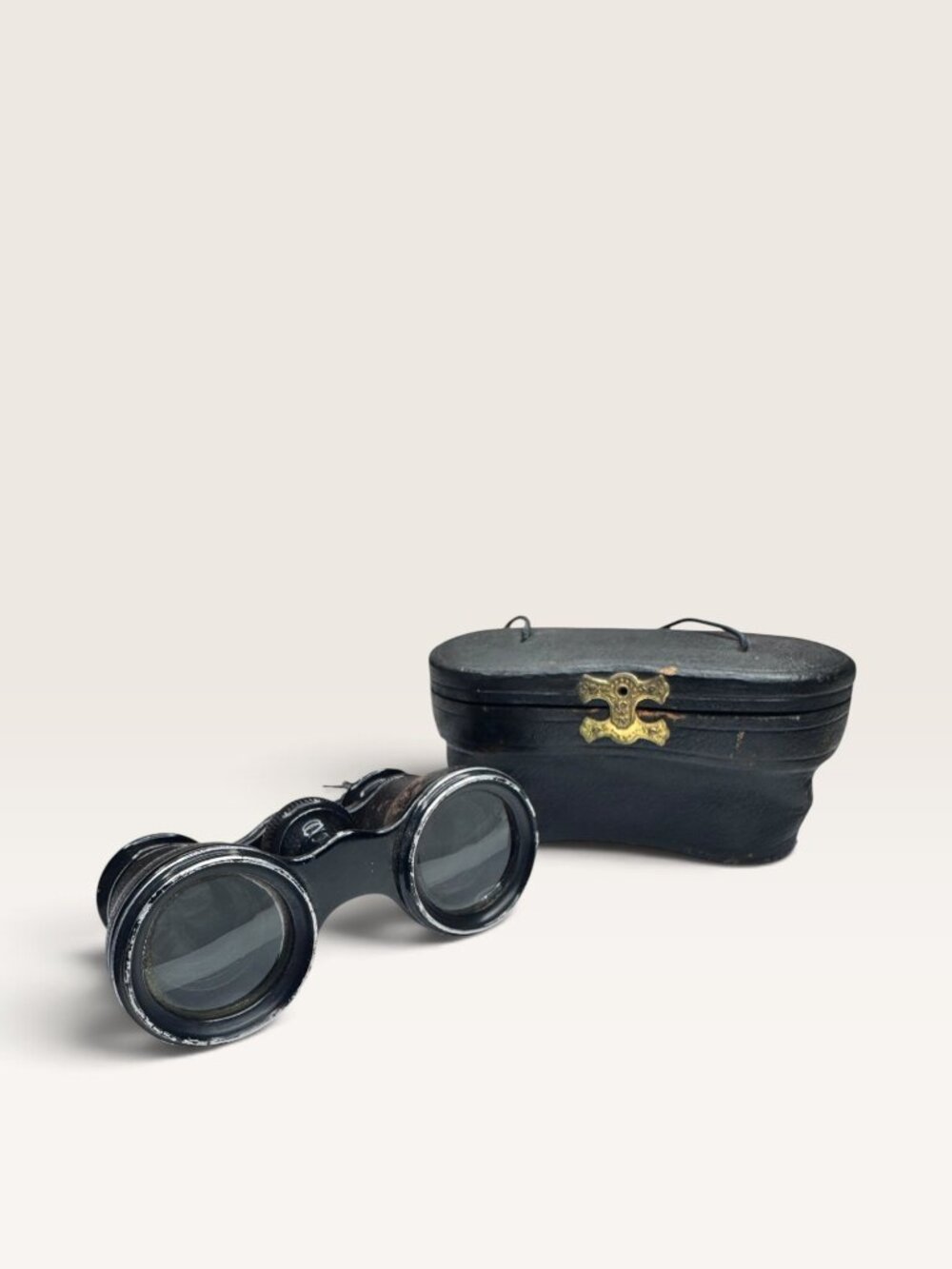 Meyrowitz Bros New York 12 Classes Opera Glasses Binoculars Leather Case Antique